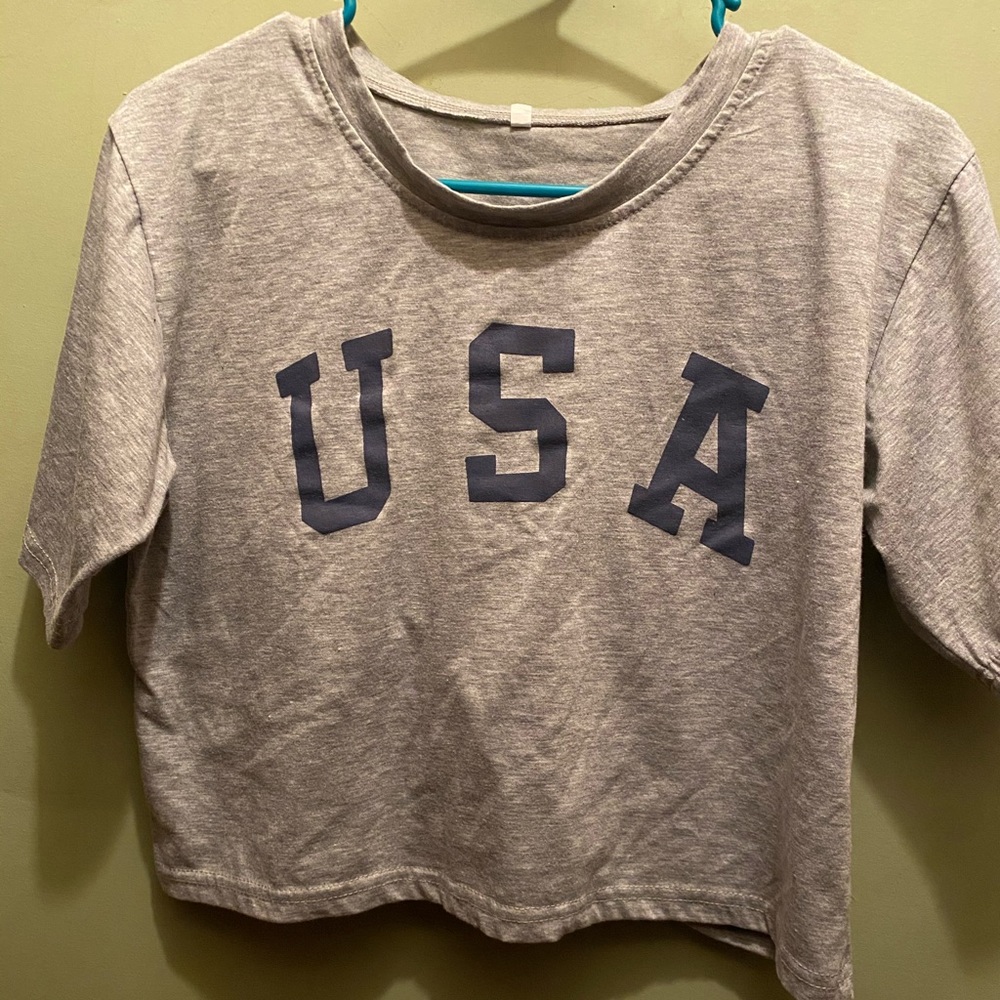 USA Crop Top